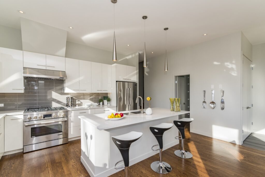 modern house kitchen in Florida