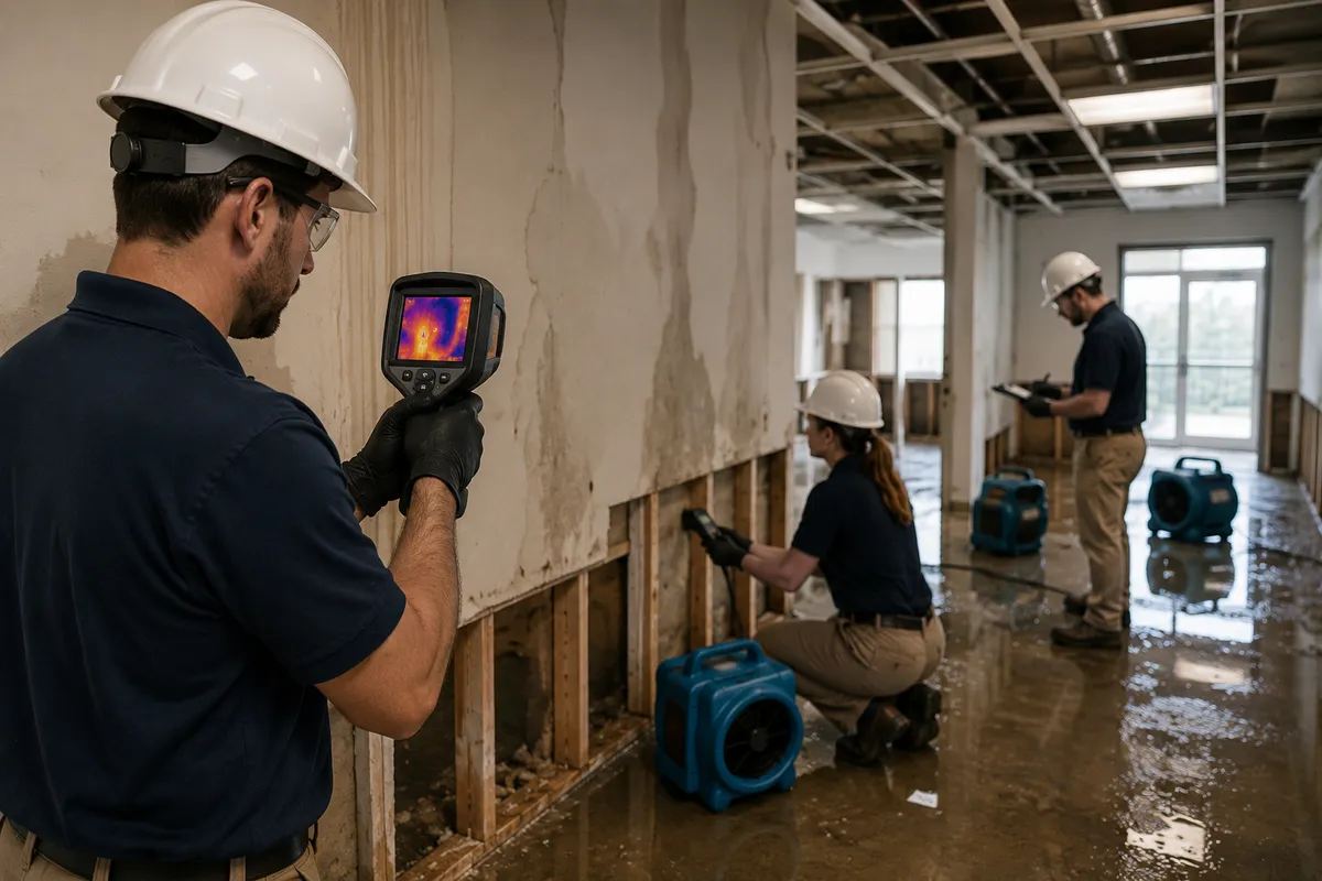 hidden water damage assessment restoration