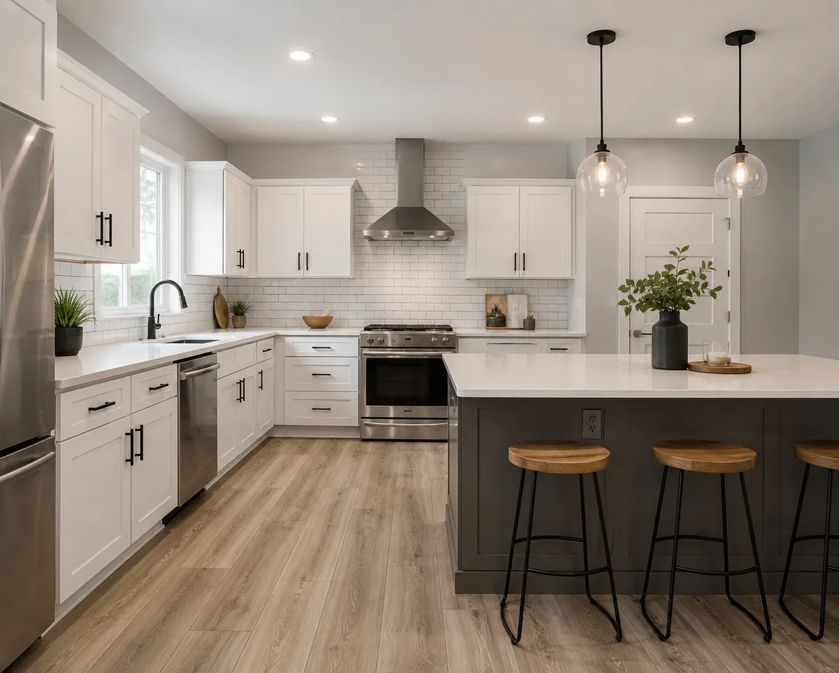 affordable kitchen remodeling flooring backsplash options