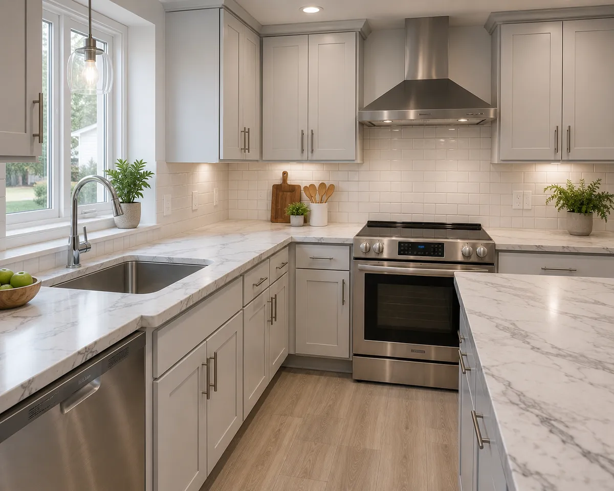 budget kitchen renovation countertop ideas