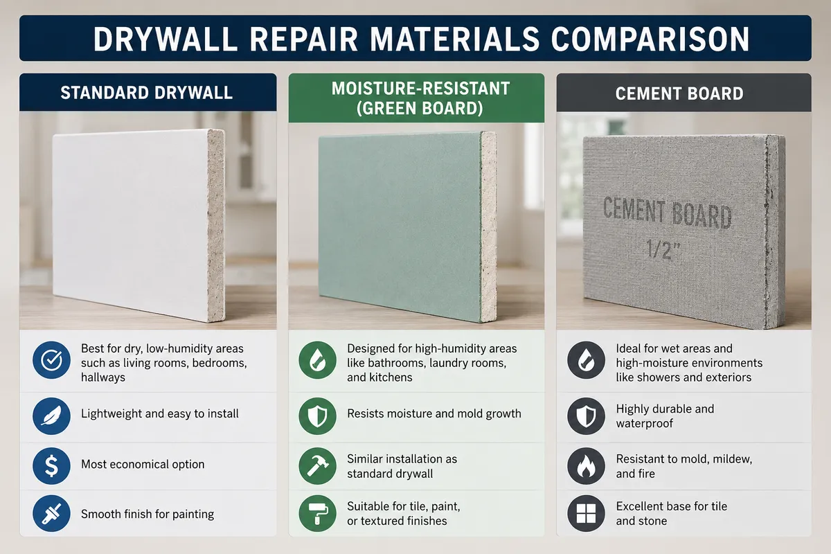 drywall material types