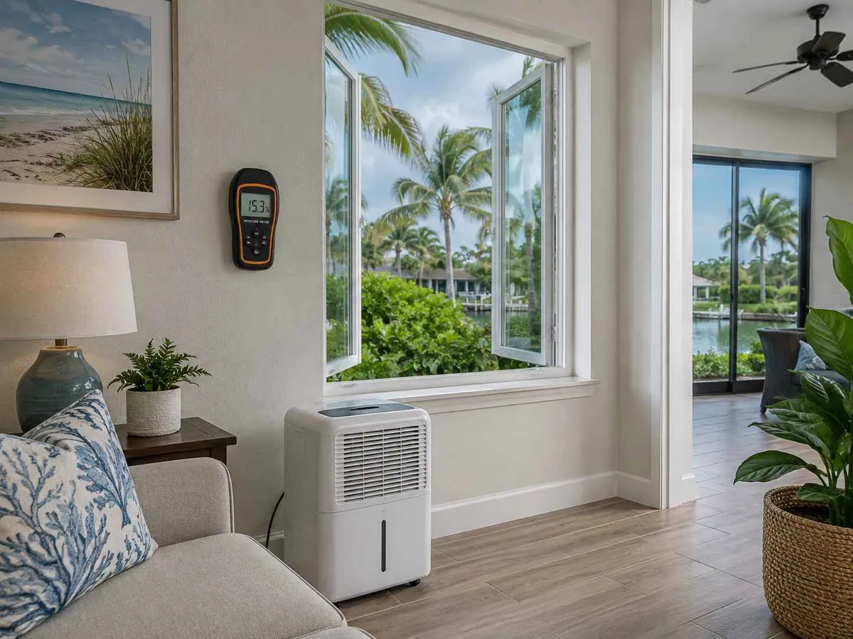 Moisture and mold prevention setup in humid climate home
