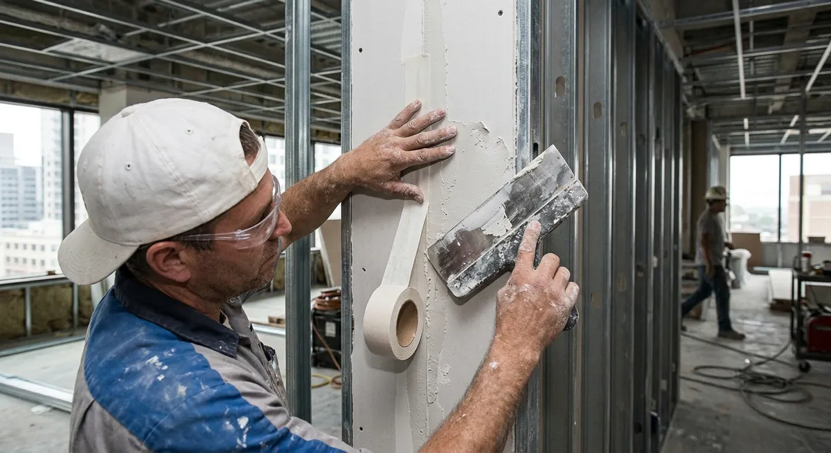 drywall finishing commercial buildings