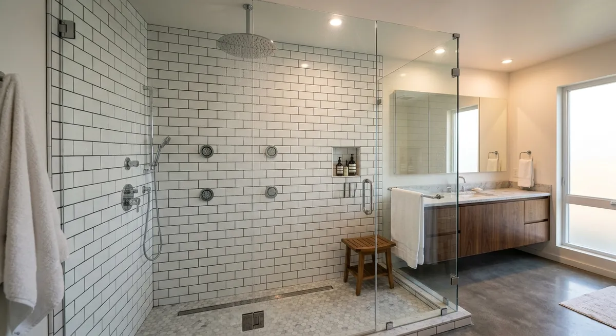accessible walk-in shower design